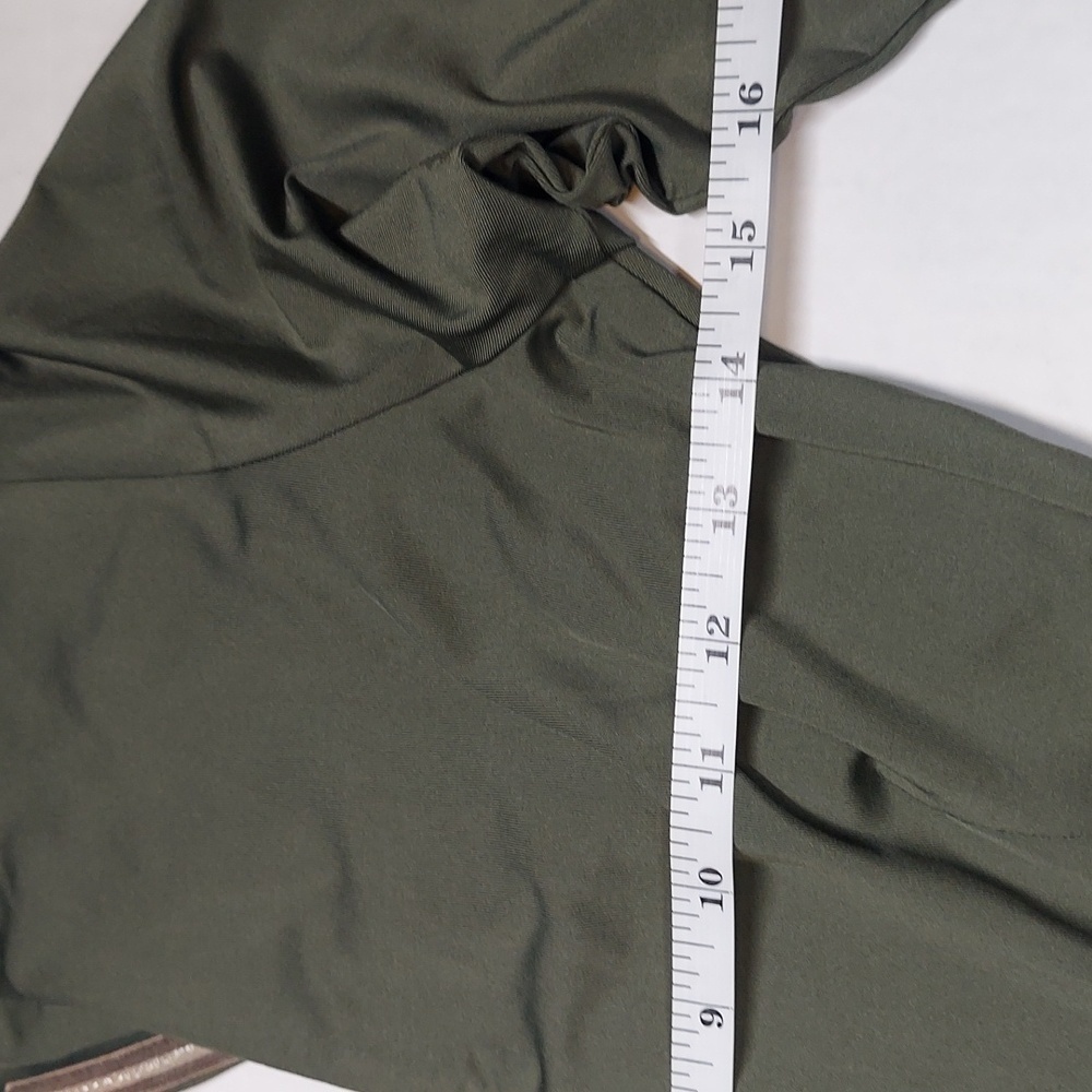 Cuty Fashion Ladies Slim Fit Olive Green Dress - Picture 8 of 9